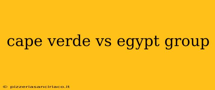 cape verde vs egypt group