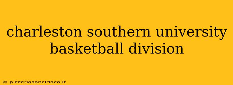 charleston southern university basketball division