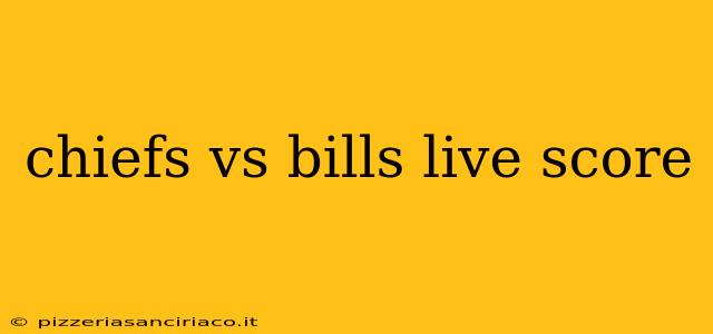 chiefs vs bills live score