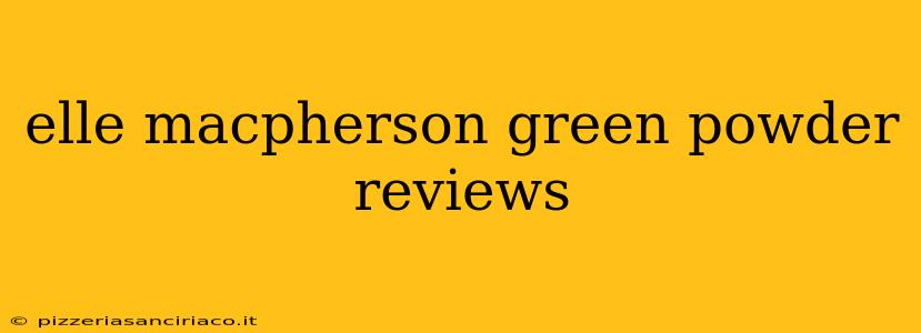 elle macpherson green powder reviews