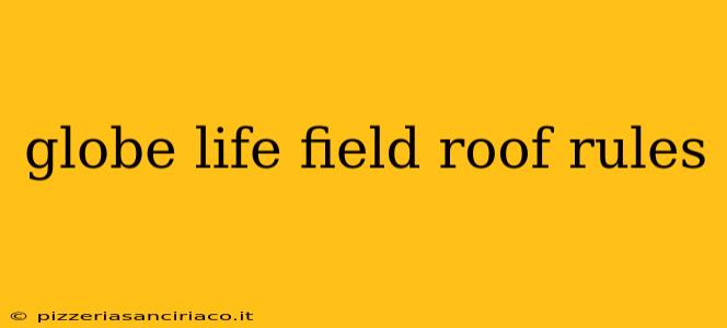 globe life field roof rules