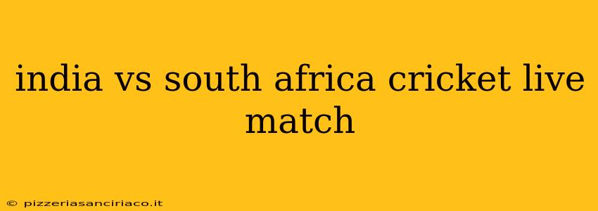 india vs south africa cricket live match