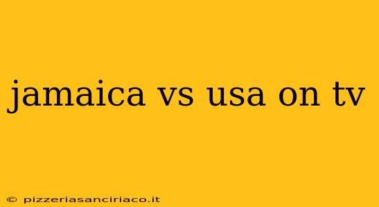 jamaica vs usa on tv