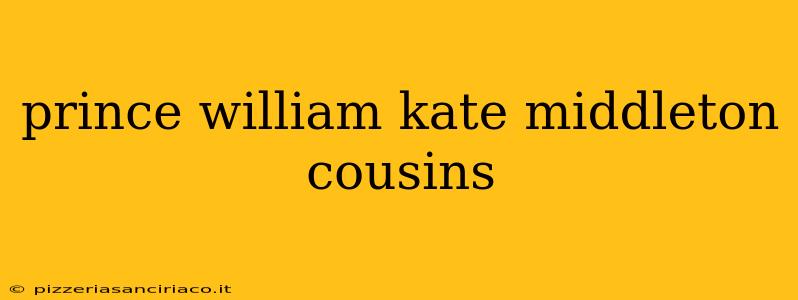 prince william kate middleton cousins