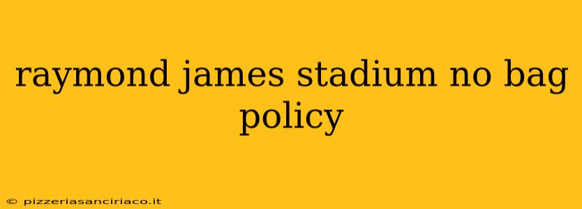 raymond james stadium no bag policy