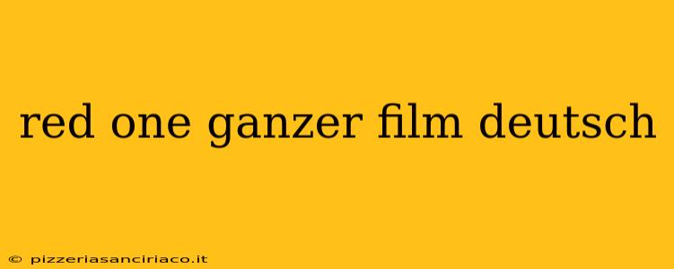 red one ganzer film deutsch