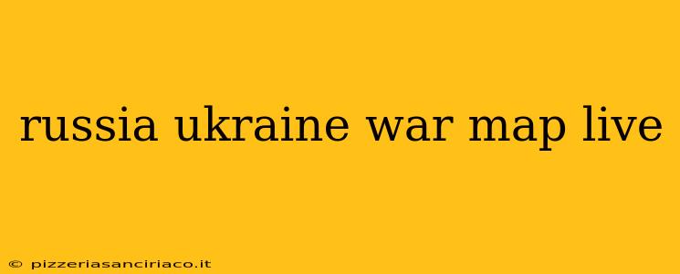 russia ukraine war map live