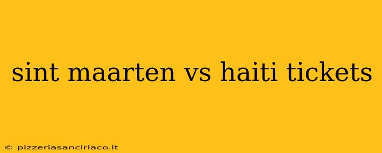 sint maarten vs haiti tickets