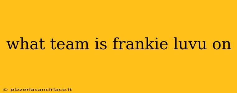 what team is frankie luvu on