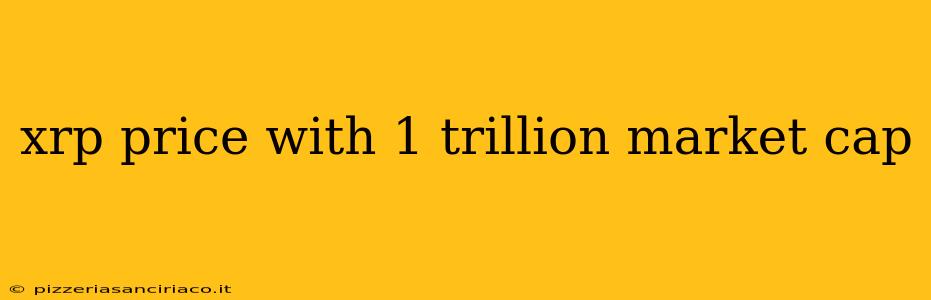 xrp price with 1 trillion market cap